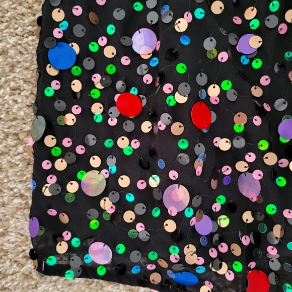 NWOT Anthro Moulinette Soeurs Sequin High Neck Tank - Picture 3 of 4